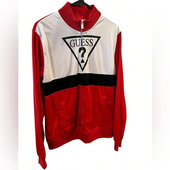 GUESS Zip Up Track Men’s Jacket - Picture 1 of 6
